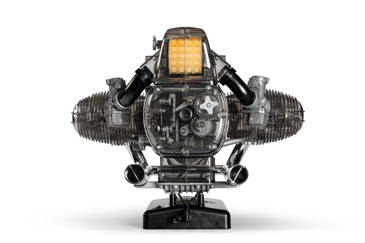 1:2 Franzis 67009 BMW R90S Flat Twin Engine - Fr67009 6 - FR67009