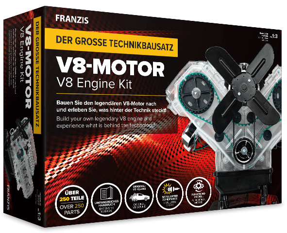 1:3 Franzis 67114-1 V8 Engine Kit - Fr67114 1 01 minw4wxidzccl8mn 1 - FR67114-1