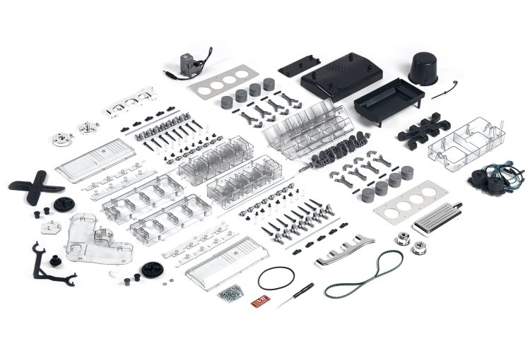 1:3 Franzis 67114-1 V8 Engine Kit - Fr67114 1 4 - FR67114-1