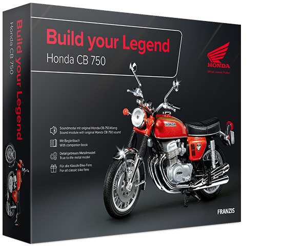 1:24 Franzis 67215 Honda CB 750 Motorcycle - Build Your Legend! - Fr67215 1 - FR67215