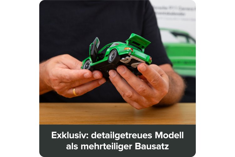 1:24 Franzis 67238 Porsche 911 Carrera RS 2.7 - Groen - Sport Auto - Adventskalender - Fr67238 2 - FR67238