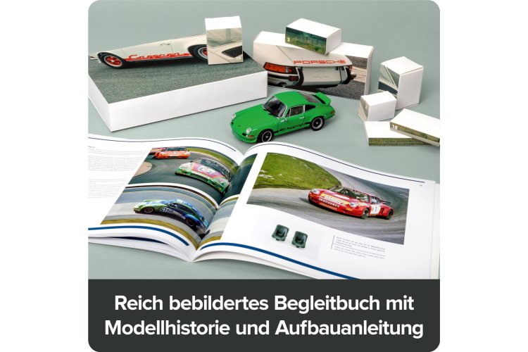 1:24 Franzis 67238 Porsche 911 Carrera RS 2.7 - Groen - Sport Auto - Adventskalender - Fr67238 4 - FR67238