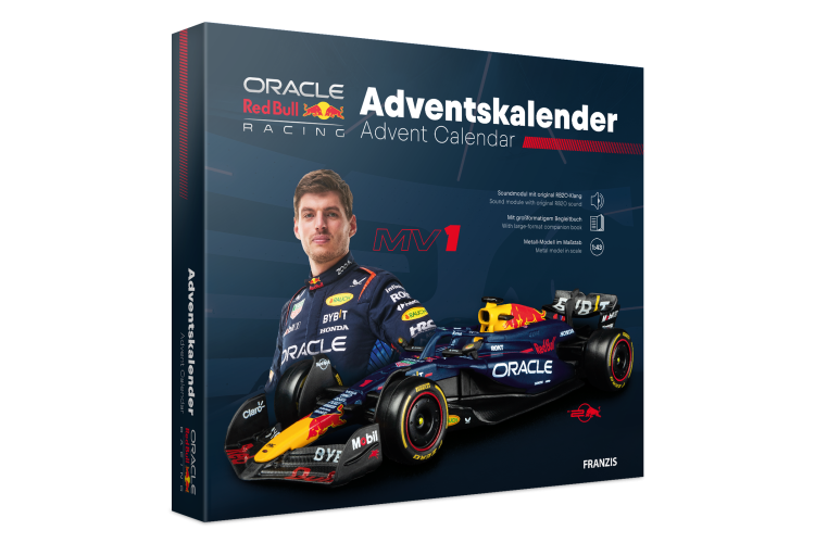 1:43 Franzis 67245 Oracle Red Bull Racing RB20 - Formula 1 - Max Verstappen No.1 - Advent Calendar with Sound - Fr67245 2 1 143 franzis 67245 oracle red bull racing rb20 formule 1 max verstappen no1 adventskalender - FR67245-2