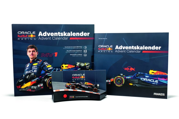 1:43 Franzis 67245 Oracle Red Bull Racing RB20 - Formula 1 - Max Verstappen No.1 - Advent Calendar with Sound - Fr67245 2 3 143 franzis 67245 oracle red bull racing rb20 formule 1 max verstappen no1 adventskalender - FR67245-2