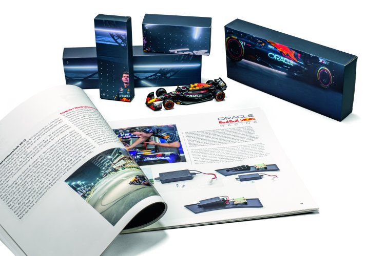 1:43 Franzis 67245 Oracle Red Bull Racing RB20 - Formula 1 - Max Verstappen No.1 - Advent Calendar with Sound - Fr67245 2 5 143 franzis 67245 oracle red bull racing rb20 formule 1 max verstappen no1 adventskalender - FR67245-2