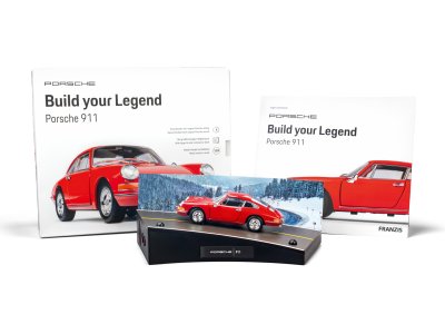 1:24 Franzis 67247 Build your Legend - Porsche 911 - Rood - Geluid en LED-verlichting - Fr67247 1 - FR67247