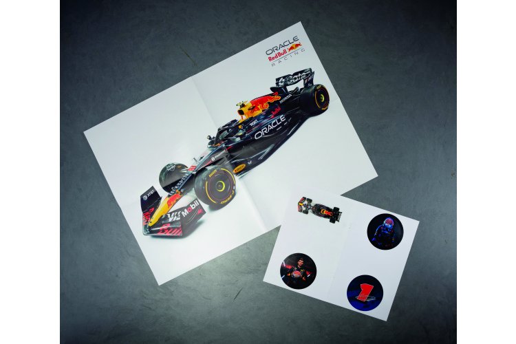1:43 Franzis 67265 Oracle Red Bull Racing RB21 - Max Verstappen - Formule 1 - Adventskalender met Geluid - Fr67265 15 - FR67265