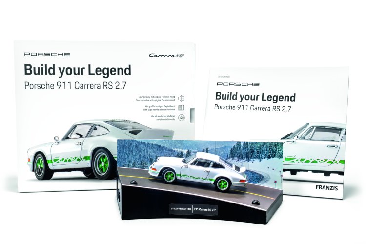 1:24 Franzis 67267 Build your Legend - Porsche 911 Carrera RS 2.7 - Geluid en LED-verlichting - Fr67267 1 - FR67267