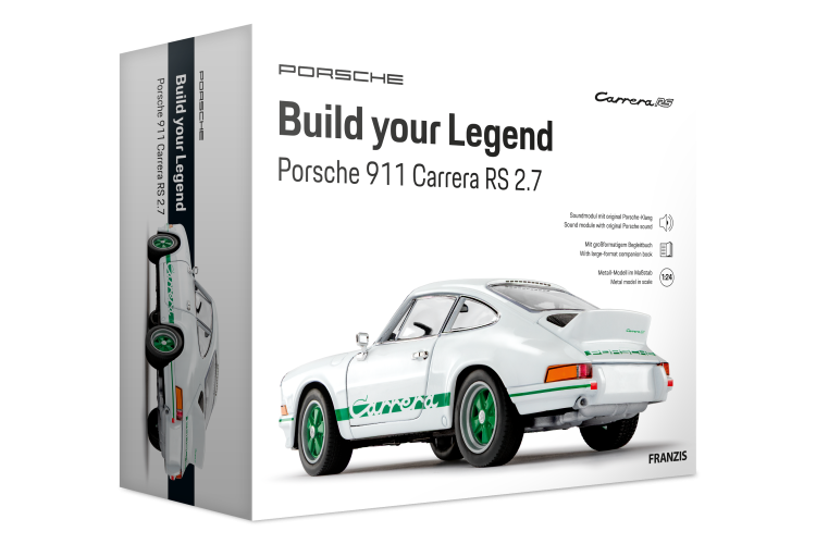 1:24 Franzis 67267 Build your Legend - Porsche 911 Carrera RS 2.7 - Geluid en LED-verlichting - Fr67267 2 - FR67267
