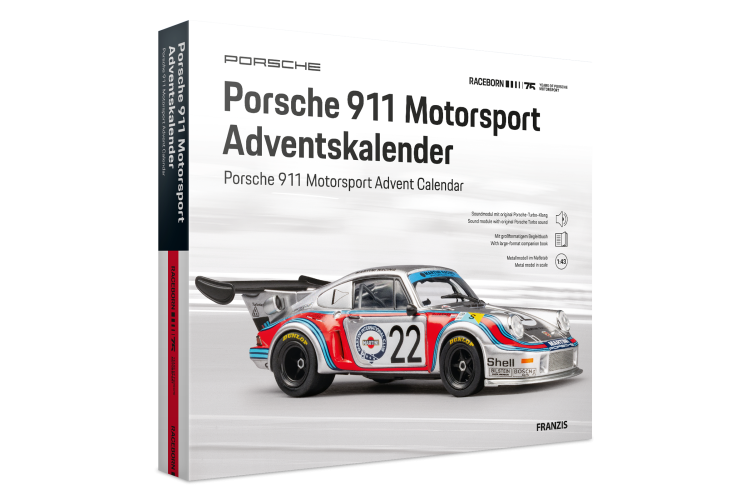 1:43 Franzis 67275 Porsche 911 Motorsport - Carrera RSR Turbo 2.1 - Advent Calendar with Sound - Fr67275 2 - FR67275