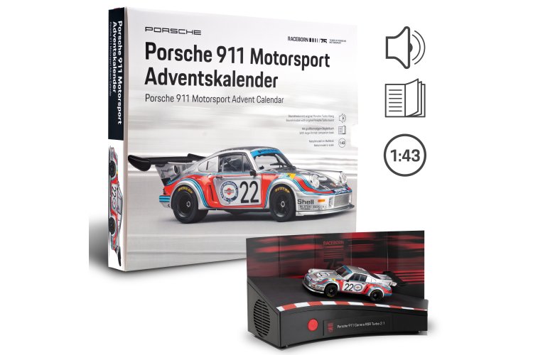1:43 Franzis 67275 Porsche 911 Motorsport - Carrera RSR Turbo 2.1 - Advent Calendar with Sound - Fr67275 20 - FR67275