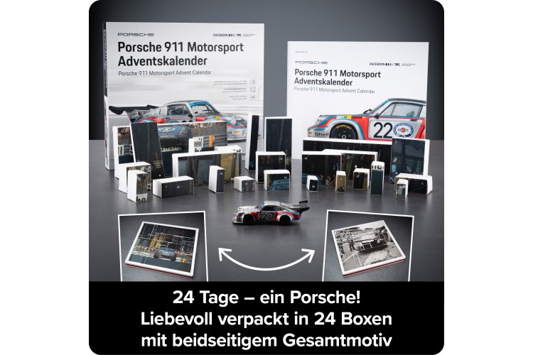 1:43 Franzis 67275 Porsche 911 Motorsport - Carrera RSR Turbo 2.1 - Advent Calendar with Sound - Fr67275 21 - FR67275