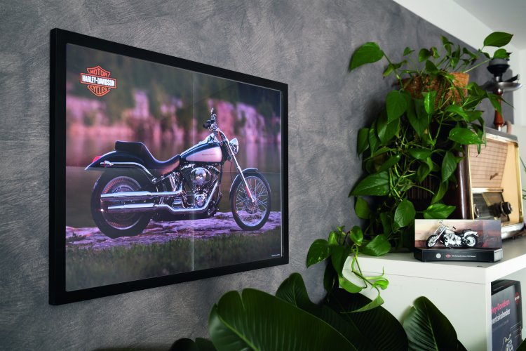 1:18 Franzis 67284 Harley-Davidson FXST Softail 1984 - Adventskalender met Geluid - Fr67284 14 - FR67284