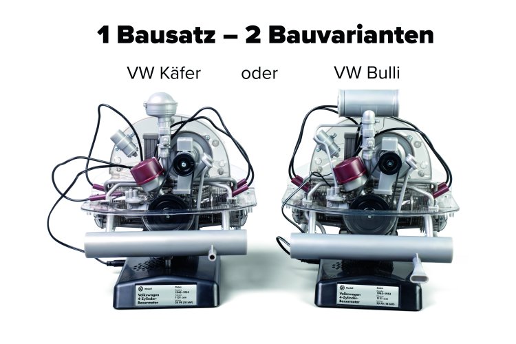 1:4 Franzis 67308 Volkswagen VW 4 Cylinder Boxermotor - 2 Bouwopties - Kever of Bulli - met Geluid - Fr67308 11 1 4 franzis 67308 volkswagen vw 4 cylinder boxermotor 2 bouwopties kever of bulli met geluid - FR67308