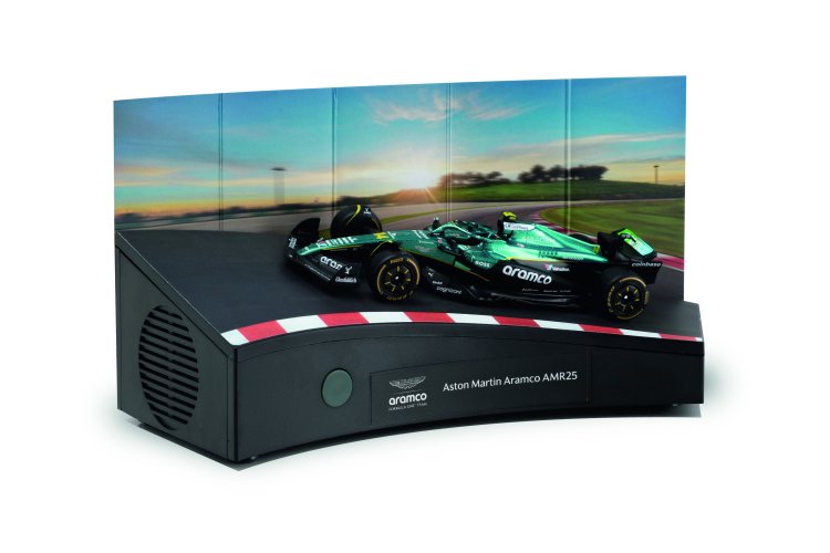 1:43 Franzis 67325 Aston Martin Aramco AMR25 - Fernando Alonso - Formula 1 - Advent Calendar with Sound - Fr67325 16 - FR67325