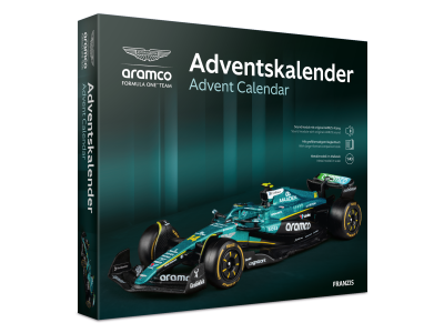 1:43 Franzis 67325 Aston Martin Aramco AMR25 - Fernando Alonso - Formula 1 - Advent Calendar with Sound - Fr67325 2 - FR67325