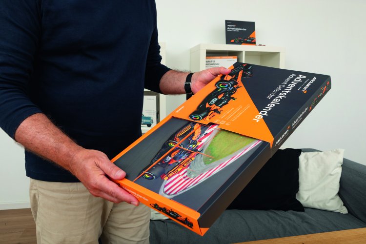 1:43 Franzis 67391 McLaren MCL38 - Formula 1 - Lando Norris No.4 - Advent Calendar with Sound - Fr67391 6 12 143 franzis 67391 mclaren mcl38 formule 1 lando norris no4 adventskalender met geluid - FR67391-6