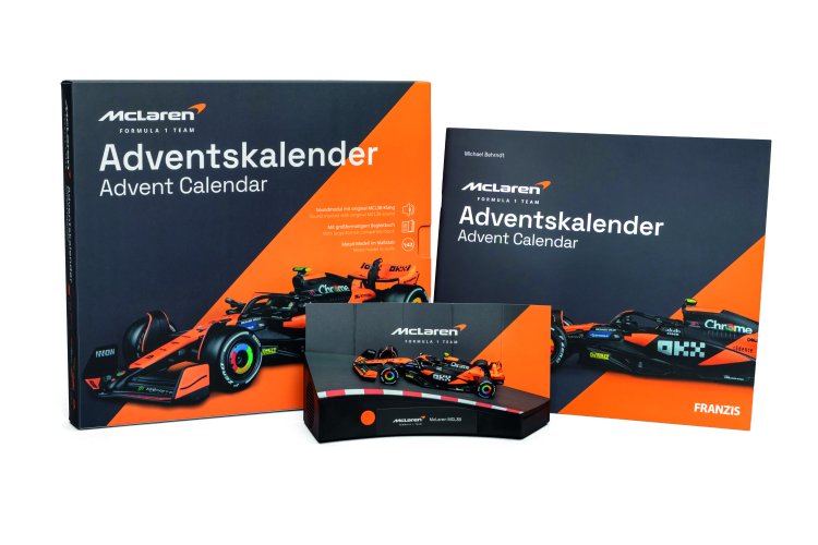 1:43 Franzis 67391 McLaren MCL38 - Formula 1 - Lando Norris No.4 - Advent Calendar with Sound - Fr67391 6 4 143 franzis 67391 mclaren mcl38 formule 1 lando norris no4 adventskalender met geluid - FR67391-6