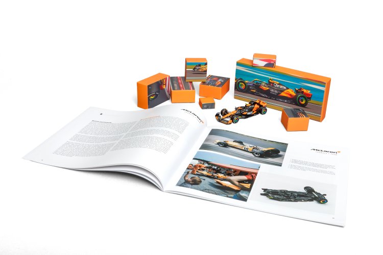 1:43 Franzis 67391 McLaren MCL38 - Formula 1 - Lando Norris No.4 - Advent Calendar with Sound - Fr67391 6 6 143 franzis 67391 mclaren mcl38 formule 1 lando norris no4 adventskalender met geluid - FR67391-6