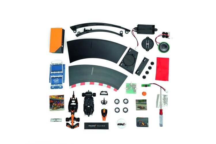 1:43 Franzis 67391 McLaren MCL38 - Formula 1 - Lando Norris No.4 - Advent Calendar with Sound - Fr67391 6 7 143 franzis 67391 mclaren mcl38 formule 1 lando norris no4 adventskalender met geluid - FR67391-6