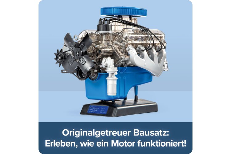 1:4 Franzis 67501-9 Ford Mustang V8 Motor Engine Kit - V8 Model Engine Block - Fr67501 9 b01 - FR67501-9