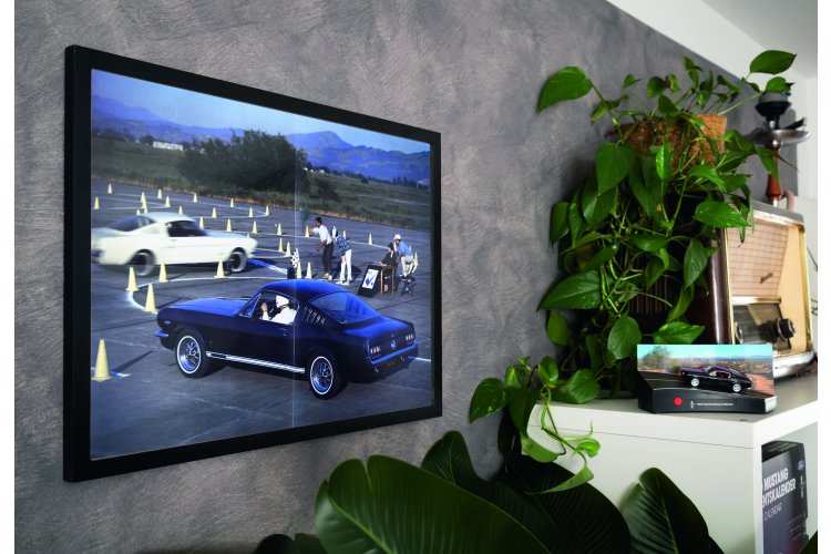 1:43 Franzis 67965 Ford Mustang Fastback 1967 - Raven Black - Advent Calendar with Sound - Fr67965 13 - FR67965