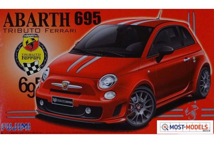 1:24 Fujimi 12384 Fiat 500 Abarth 695 Tribute to Ferrari