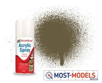 Humbrol #86 Light Olive - Matt - Acryl spray - Had6086 1 - HAD6086
