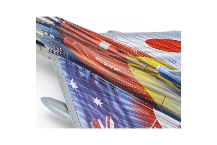 1:72 Hasegawa 02430 Eurofighter Typhoon Single Seater - Luftwaffe Rapid Pacific 2022 - Duits Straaljager - Has02430 4 - HAS02430