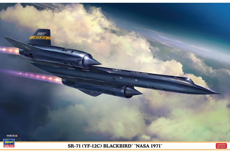 1:72 Hasegawa 02486 Lockheed SR-71 (YF-12C) Blackbird - NASA 1971 - Jet Aircraft - Has02486 1 - HAS02486