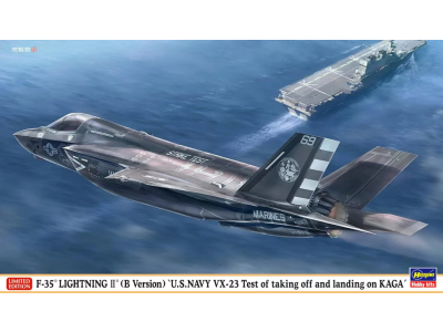 1:72 Hasegawa 02488 Lockheed F-35 Lightning II - B Version - U.S. Navy VX-23 Test of Taking Off and Landing on KAGA - Has02488 1 - HAS02488