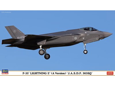 1:72 Hasegawa 02523 Lockheed Martin F-35 Lightning II A Version J.A.S.D.F. 303SQ &ndash; Japanese Jet Fighter - Has02523 1 1 - HAS02523