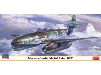 1:72 Hasegawa 02532 Messerschmitt Me 262A-1a JG7 WWII - Duits Jachtvliegtuig - Has02532 1 - HAS02532
