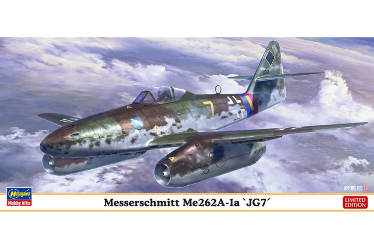 1:72 Hasegawa 02532 Messerschmitt Me 262A-1a JG7 WWII - Duits Jachtvliegtuig - Has02532 1 - HAS02532