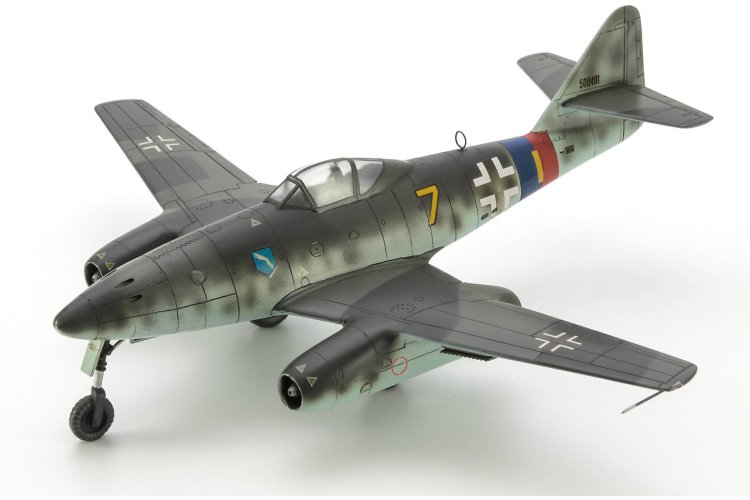 1:72 Hasegawa 02532 Messerschmitt Me 262A-1a JG7 WWII - Duits Jachtvliegtuig - Has02532 2 - HAS02532