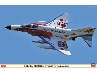 1:48 Hasegawa 07475 McDonnell Douglas F-4EJ Kai Phantom II 302SQ Final Year 2019 - Japans Jachtvliegtuig - Has07475 1 - HAS07475