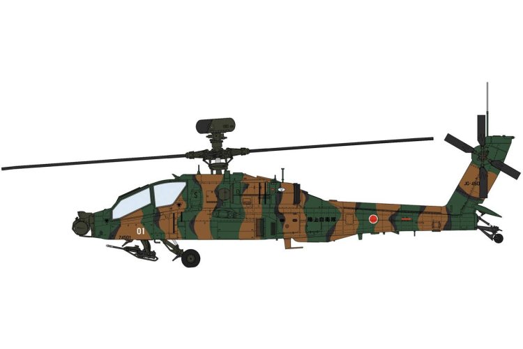 1:48 Hasegawa 07515 Boeing AH-64D Apache Longbow J.G.S.D.F. Detail Up Version - Limited Edition - Helikopter - Has07515 2 - HAS07515