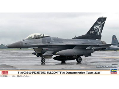 1:48 Hasegawa 07558 General Dynamics F-16CM-50 Fighting Falcon - F16 Demonstration Team 2025 - Straaljager - Has07558 1 - HAS07558