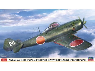 1:48 Hasegawa 07567 Nakajima Ki-84 Hayate Frank Prototype WWII - Japans Jachtvliegtuig - Has07567 1 - HAS07567