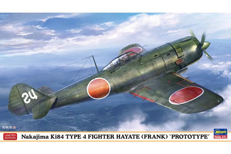 1:48 Hasegawa 07567 Nakajima Ki-84 Hayate Frank Prototype WWII - Japans Jachtvliegtuig - Has07567 1 - HAS07567