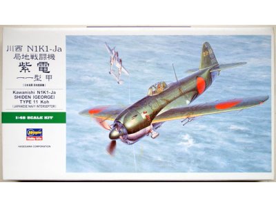 1:48 Hasegawa 19189 Kawanishi N1K1-Ja Shiden George Type 11 Koh - Japans Propellervliegtuig - Has09189 1 - HAS19189