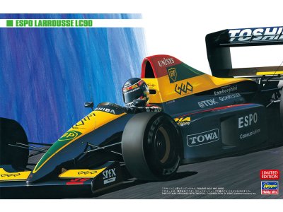 1:24 Hasegawa 20330 ESPO Larrousse Lola LC90 Lamborghini 1990 - Limited Edition - Britse Formule 1-auto - Has20330 1 - HAS20330