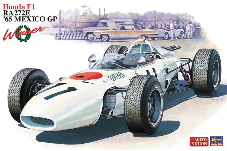 1:24 Hasegawa 20375 Honda RA272E 1965 Mexican GP Winner - Japanse Formule 1-auto - Has20375 1 - HAS20375