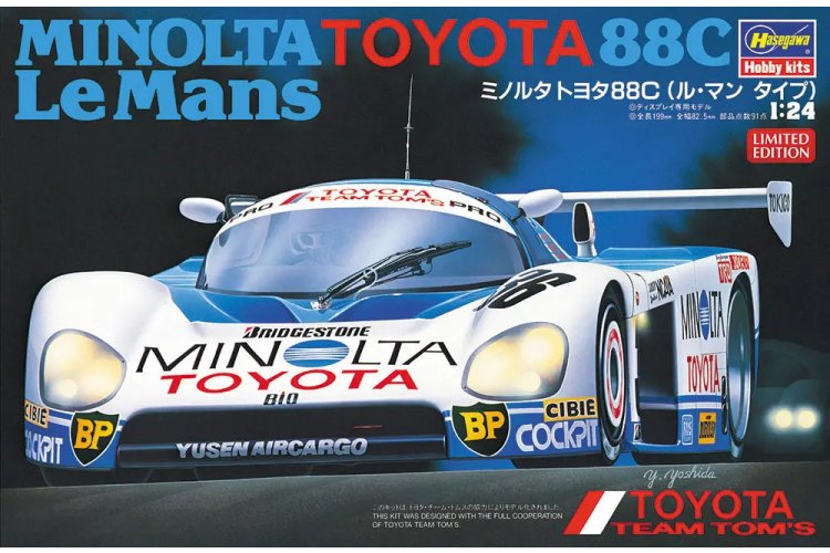 1:24 Hasegawa 20426 Minolta Toyota 88C No.36 1988 Le Mans - Japanse Raceauto - Has20426 1 - HAS20426
