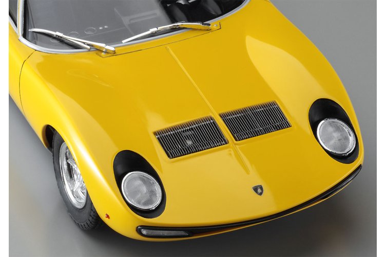 1:24 Hasegawa 20511 Lamborghini Miura P400 SV &ndash; Detail Up Version Yellow Body &ndash; Italian Sports Car - Has20511 3 - HAS20511