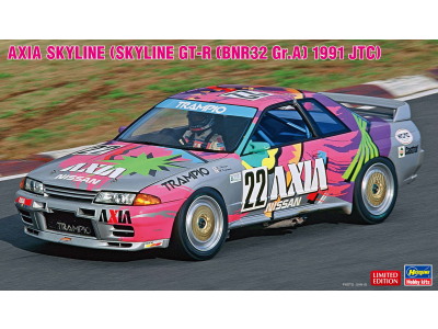 1:24 Hasegawa 20514 Nissan Axia Skyline GT-R BNR32 Gr.A 1991 JTC - Japanse Raceauto - Has20514 1 - HAS20514
