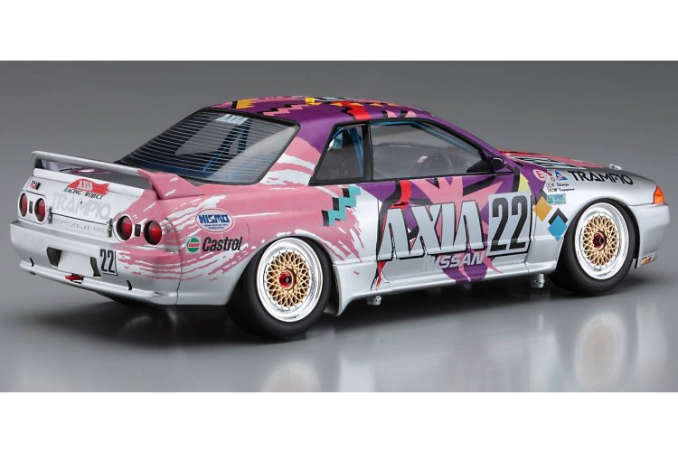 1:24 Hasegawa 20514 Nissan Axia Skyline GT-R BNR32 Gr.A 1991 JTC - Japanse Raceauto - Has20514 4 - HAS20514