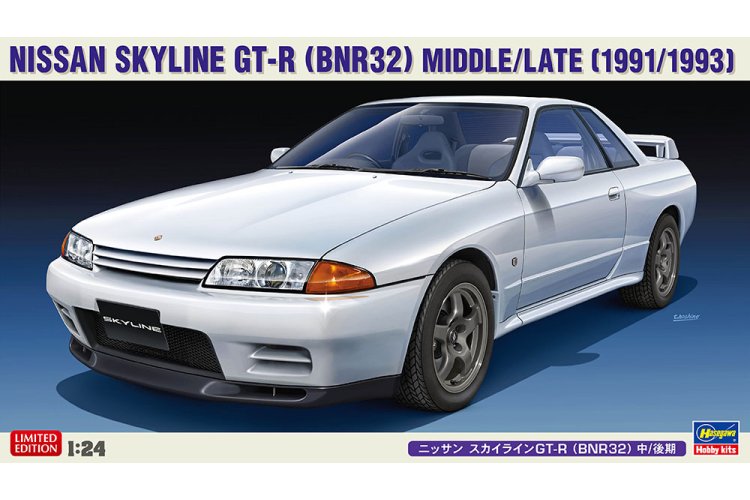 1:24 Hasegawa 20544 Nissan Skyline GT-R - BNR32 -  Midden/Laat Versie - 1991/1993 - Auto - Has20544 1 - HAS20544