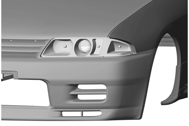 1:24 Hasegawa 20544 Nissan Skyline GT-R - BNR32 -  Midden/Laat Versie - 1991/1993 - Auto - Has20544 4 - HAS20544