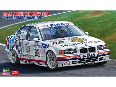 1:24 Hasegawa 20551 Team Schnitzer BMW 318i &ndash; 1993 BTCC Champion &ndash; German Race Car - Has20551 1 - HAS20551